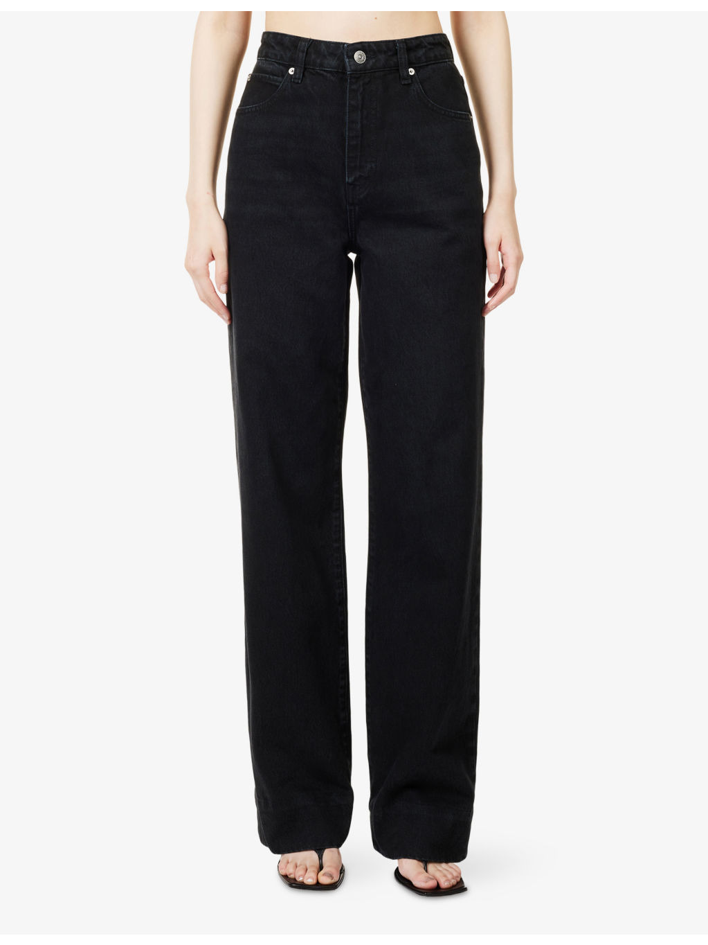 The Streamline High-Waist Straight-Leg Denim Jeans - 3