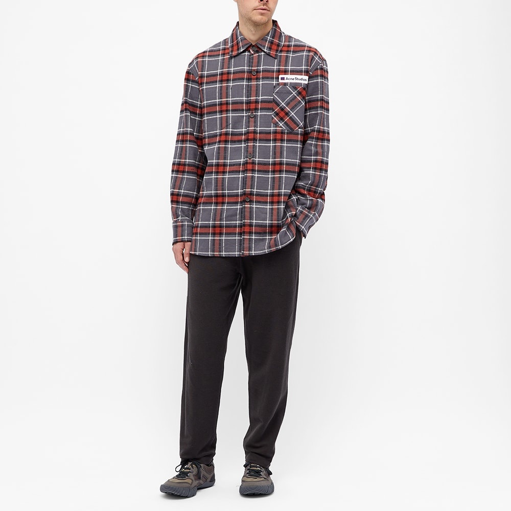 Acne Studios Salak Flannel PC Face Shirt - 7