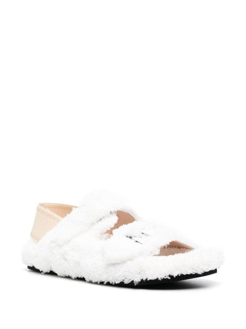 N°21 logo-embroidered Fussbett sandals outlook
