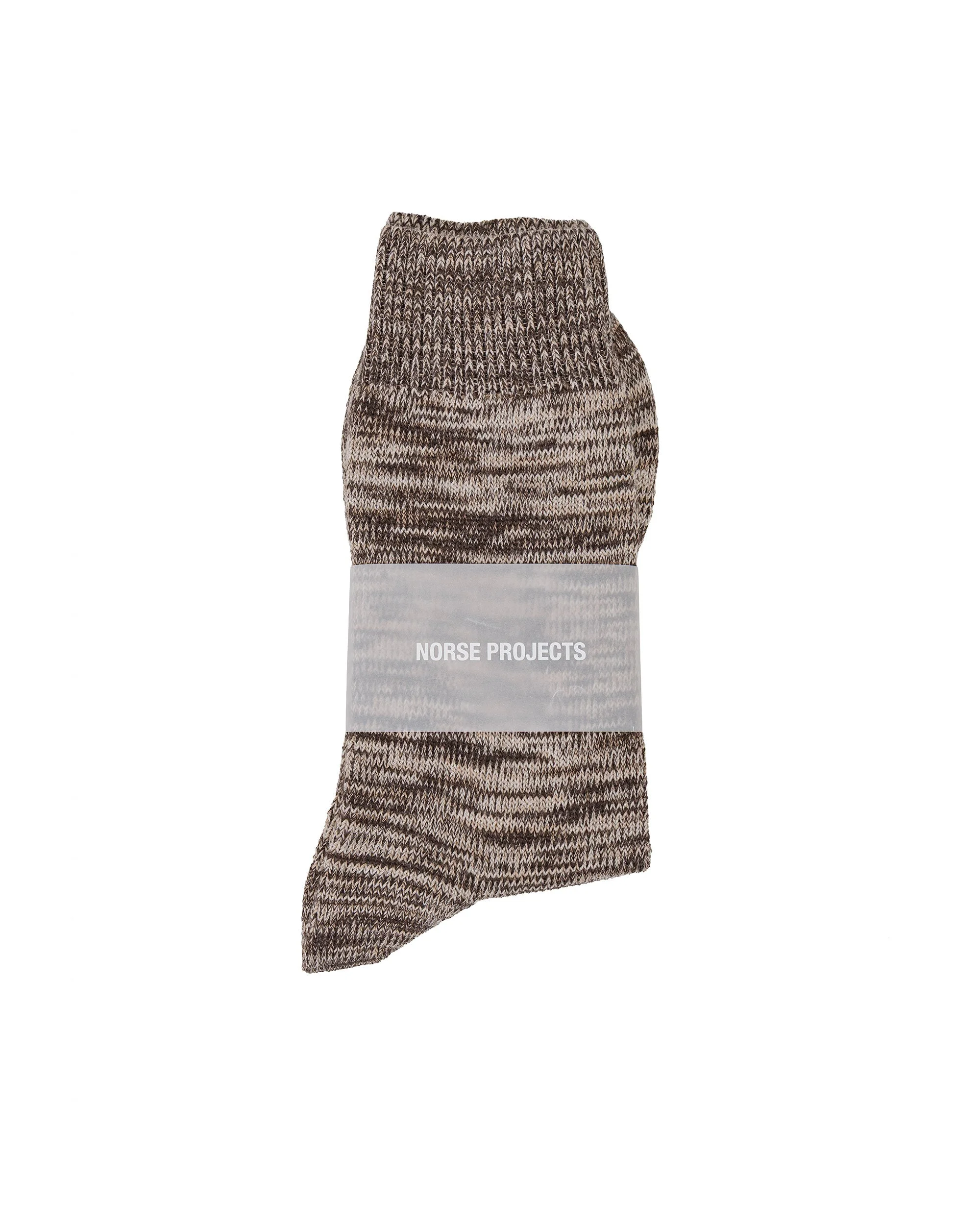 Bykle Heavy Cotton Twist Sock Seal Brown - 1