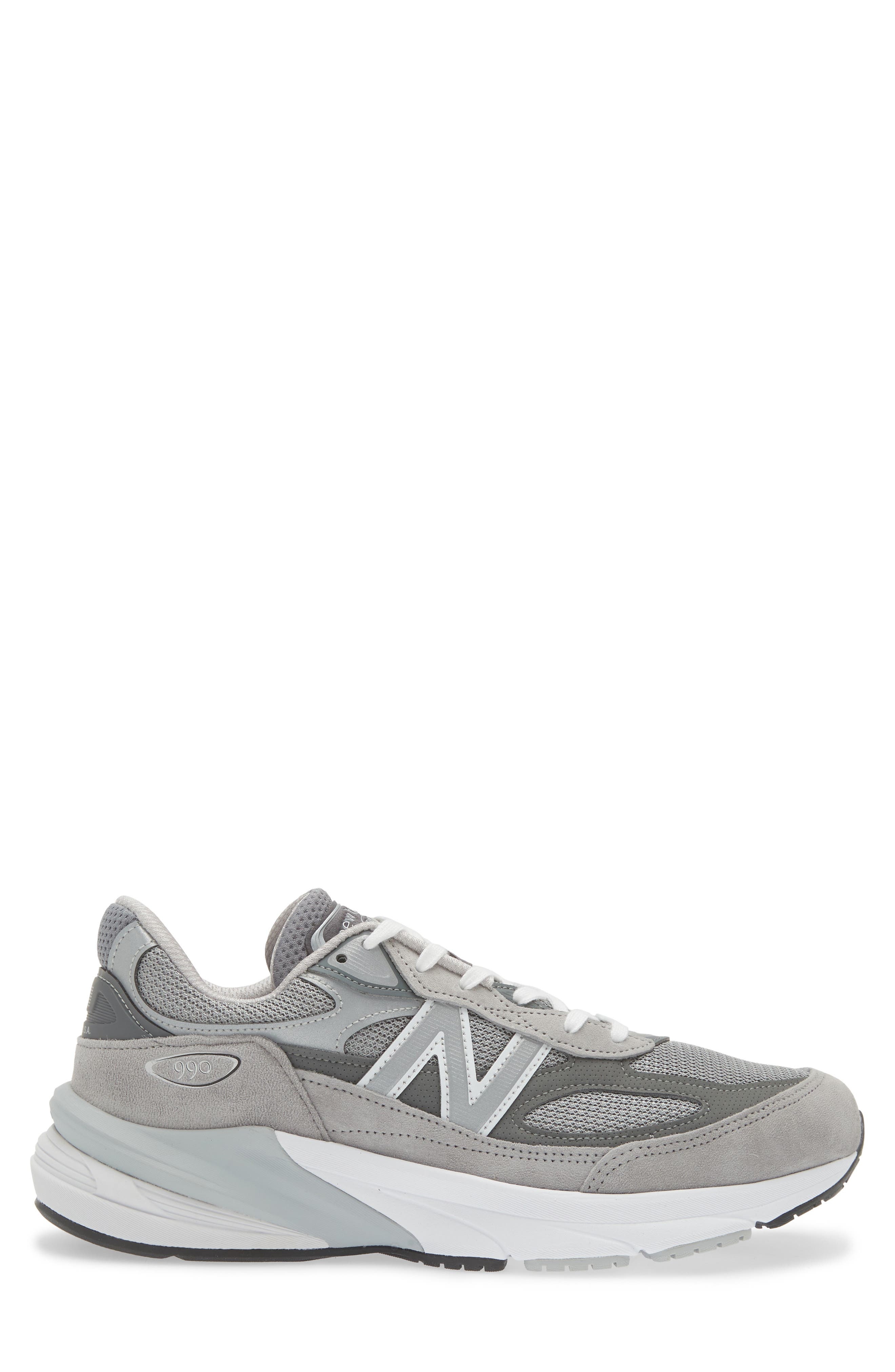 New Balance 990V6 Core Running Shoe in Grey/Grey at Nordstrom - 3