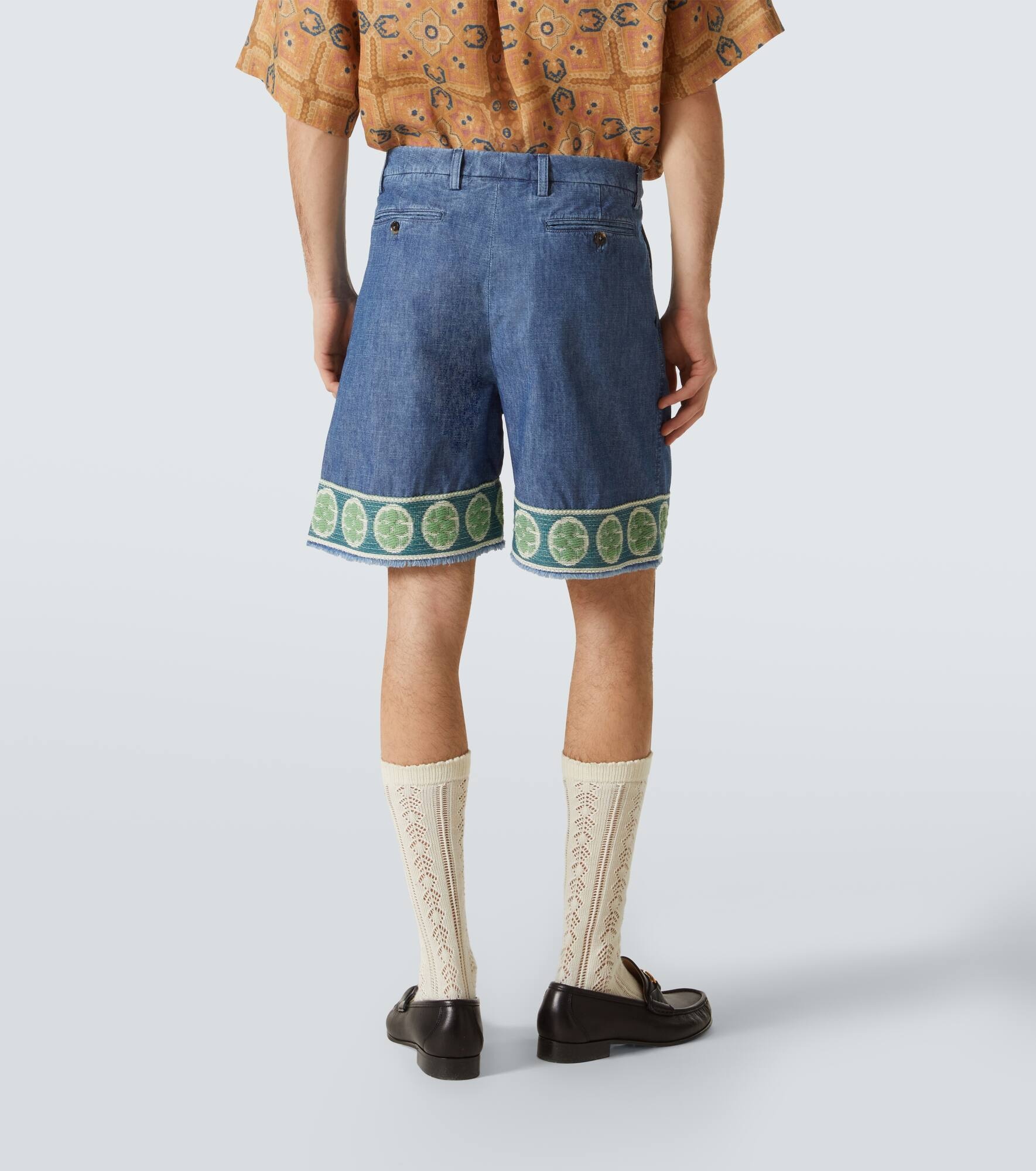 Denim Bermuda shorts - 4
