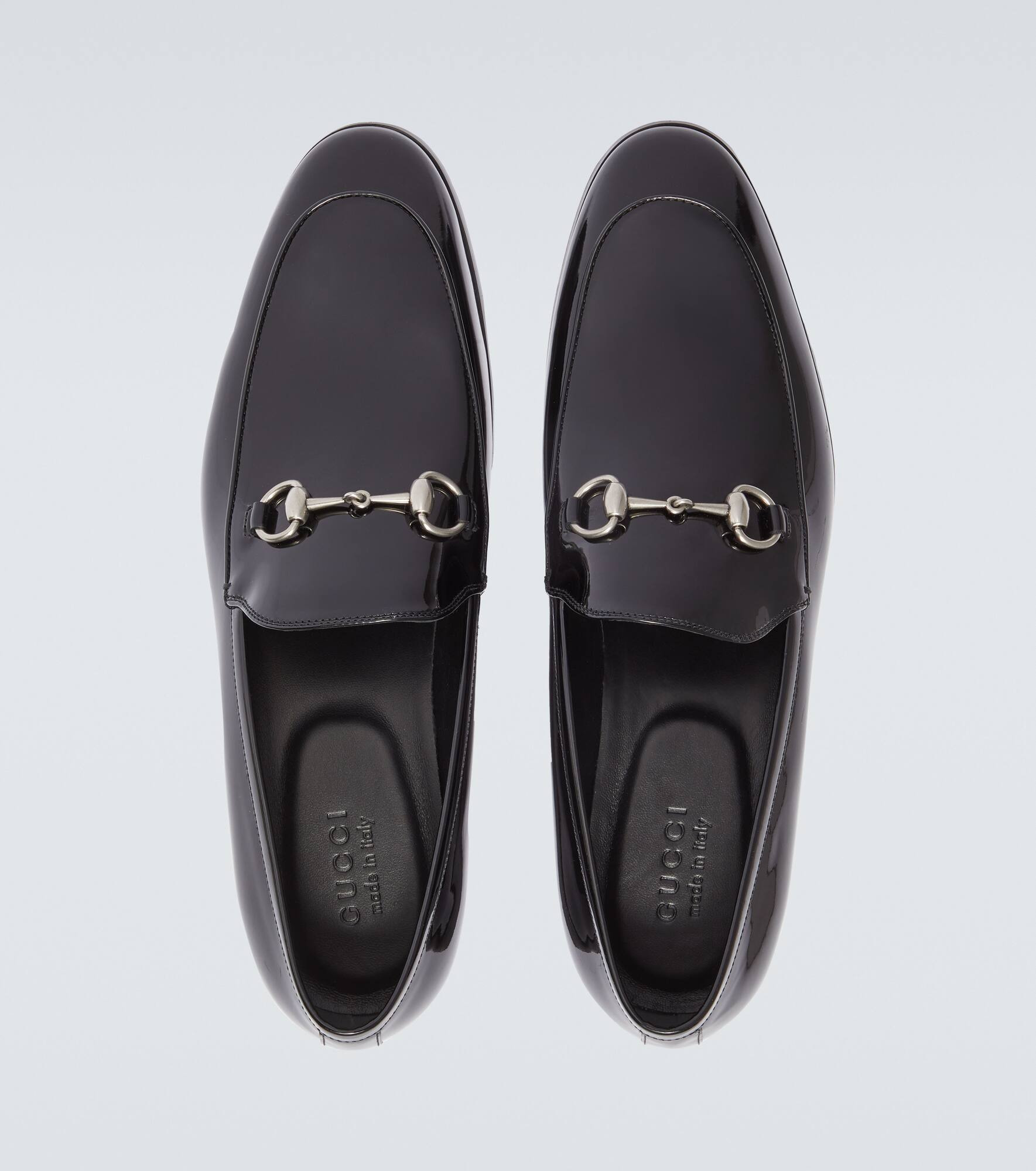 Horsebit patent leather loafers - 4