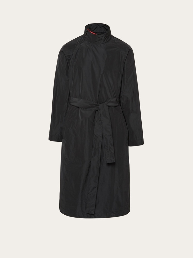 DUAL TONE RAIN COAT IN RECYCLED FABRIC - 1