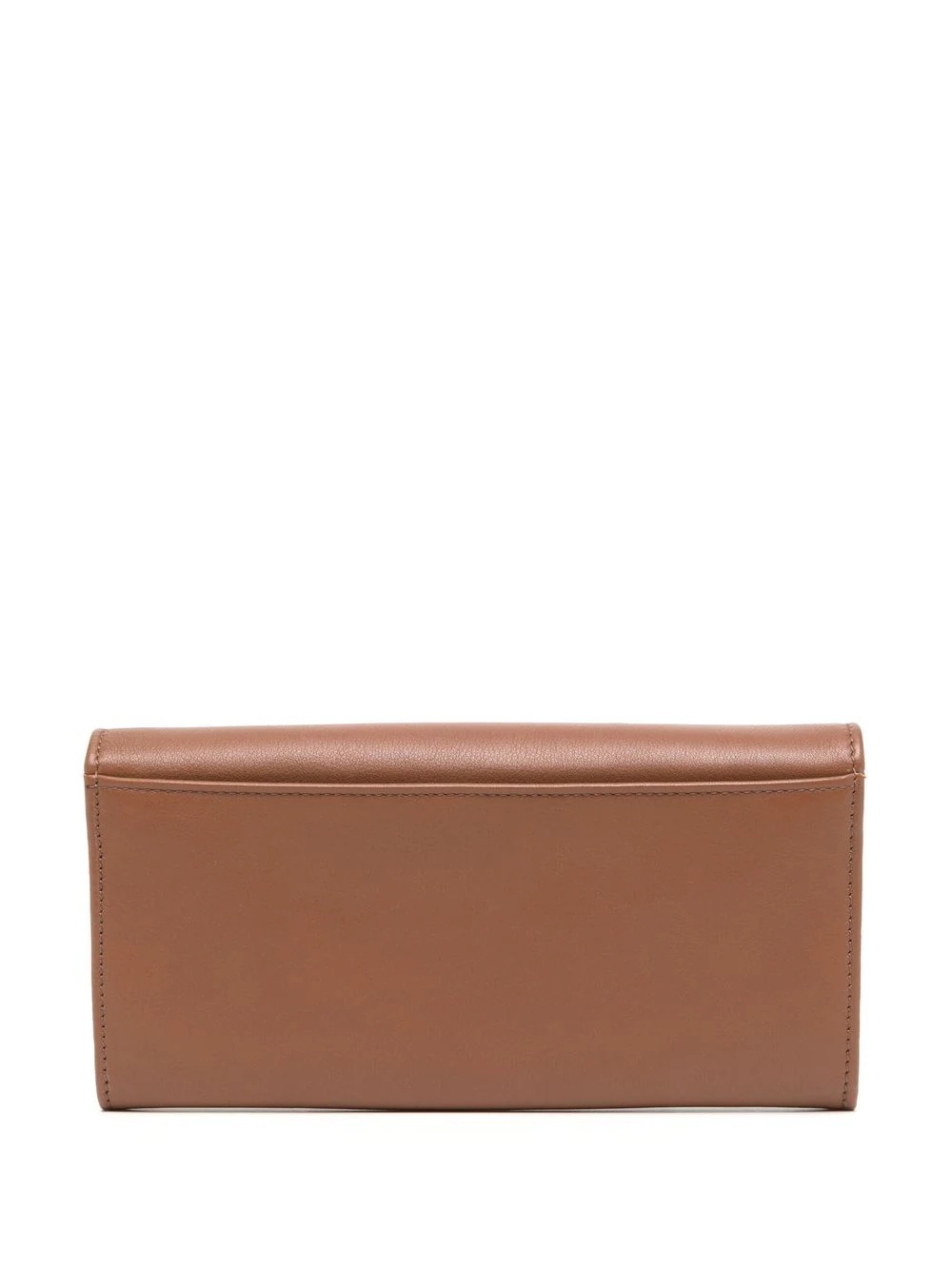 logo-plaque leather wallet - 2