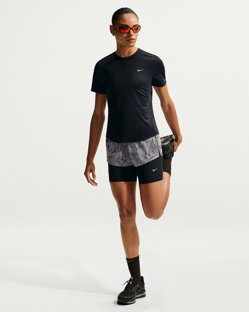 Nike Swift Women's Mid-Rise 2-in-1 Running Shorts with Reflective Accents 1