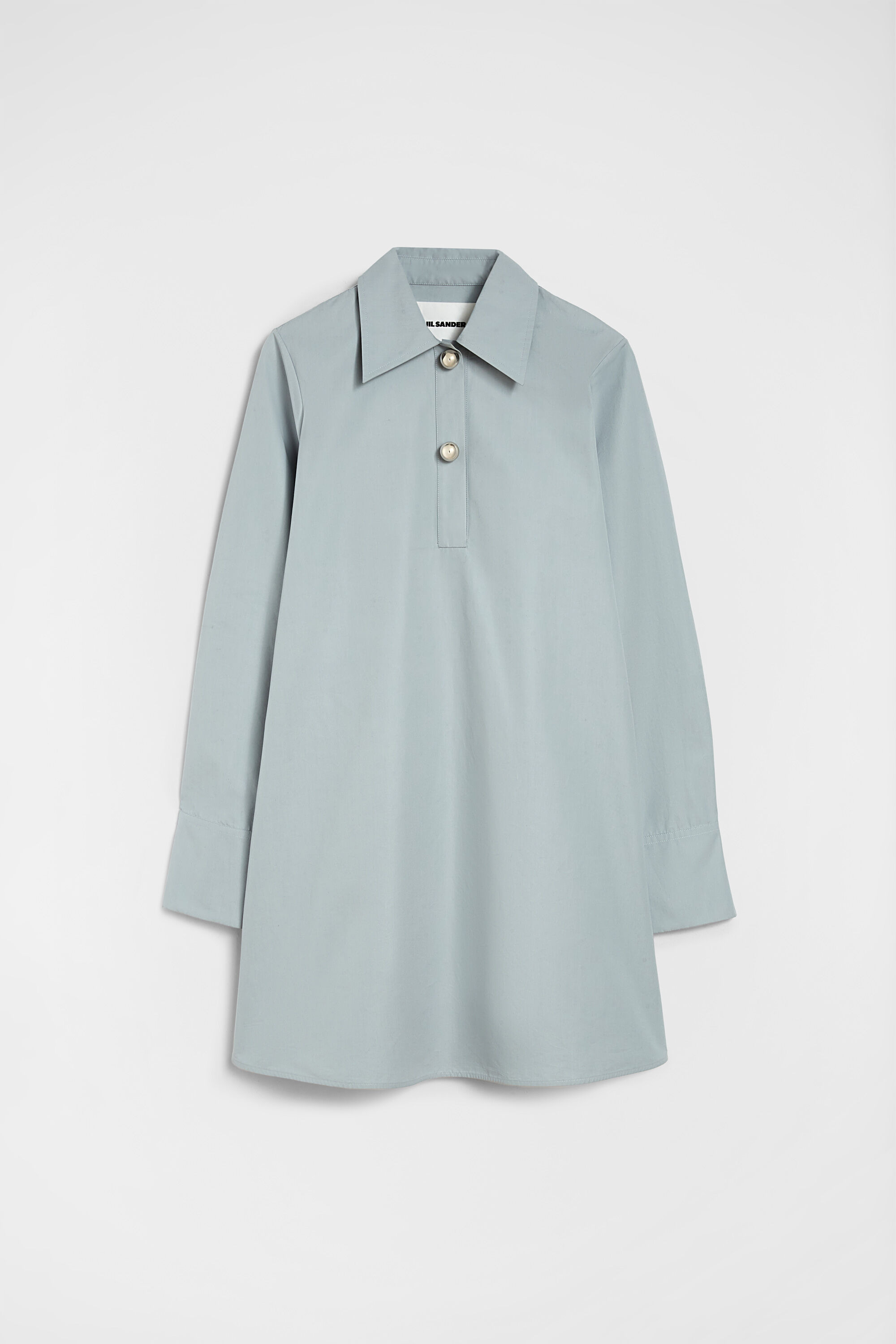 Cotton Poplin Polo Dress - 1