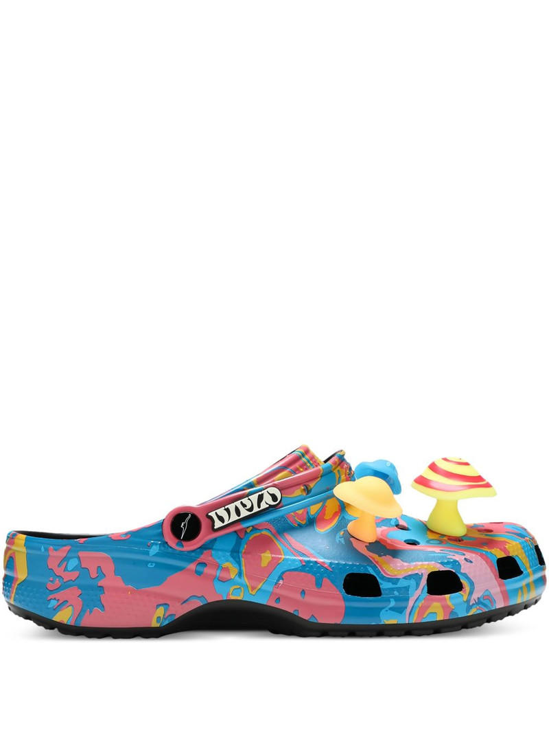 Diplo X Classic swirl-effect clogs 1