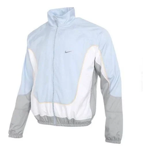Nike Throwback Men's Basketball Jacket Blue CV1932-407 - 1