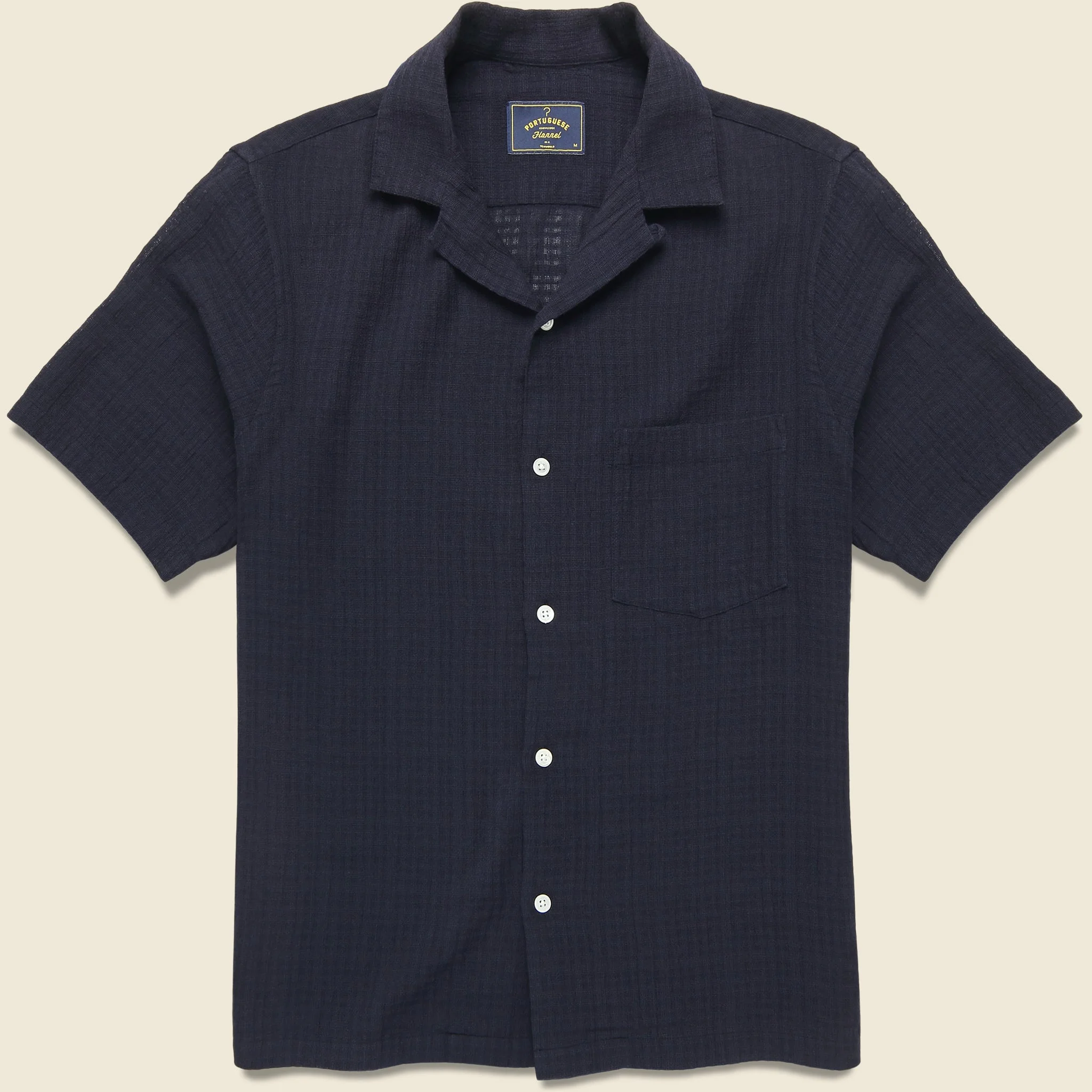 Grain Camp Shirt - Navy - 1