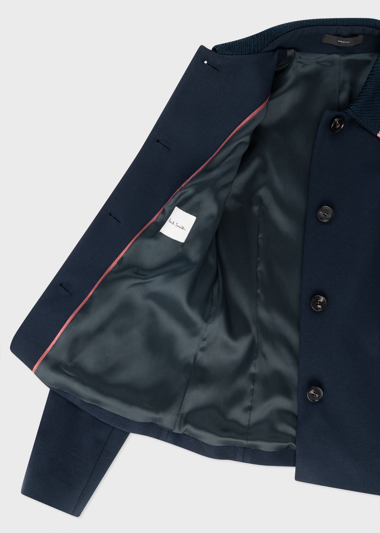 Navy Milano Jersey Jacket - 4