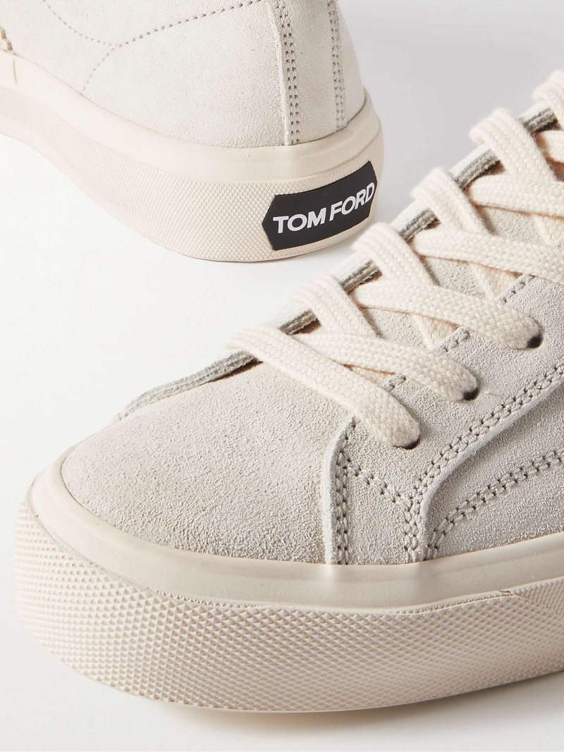 Cambridge Leather-Trimmed Suede Sneakers 6
