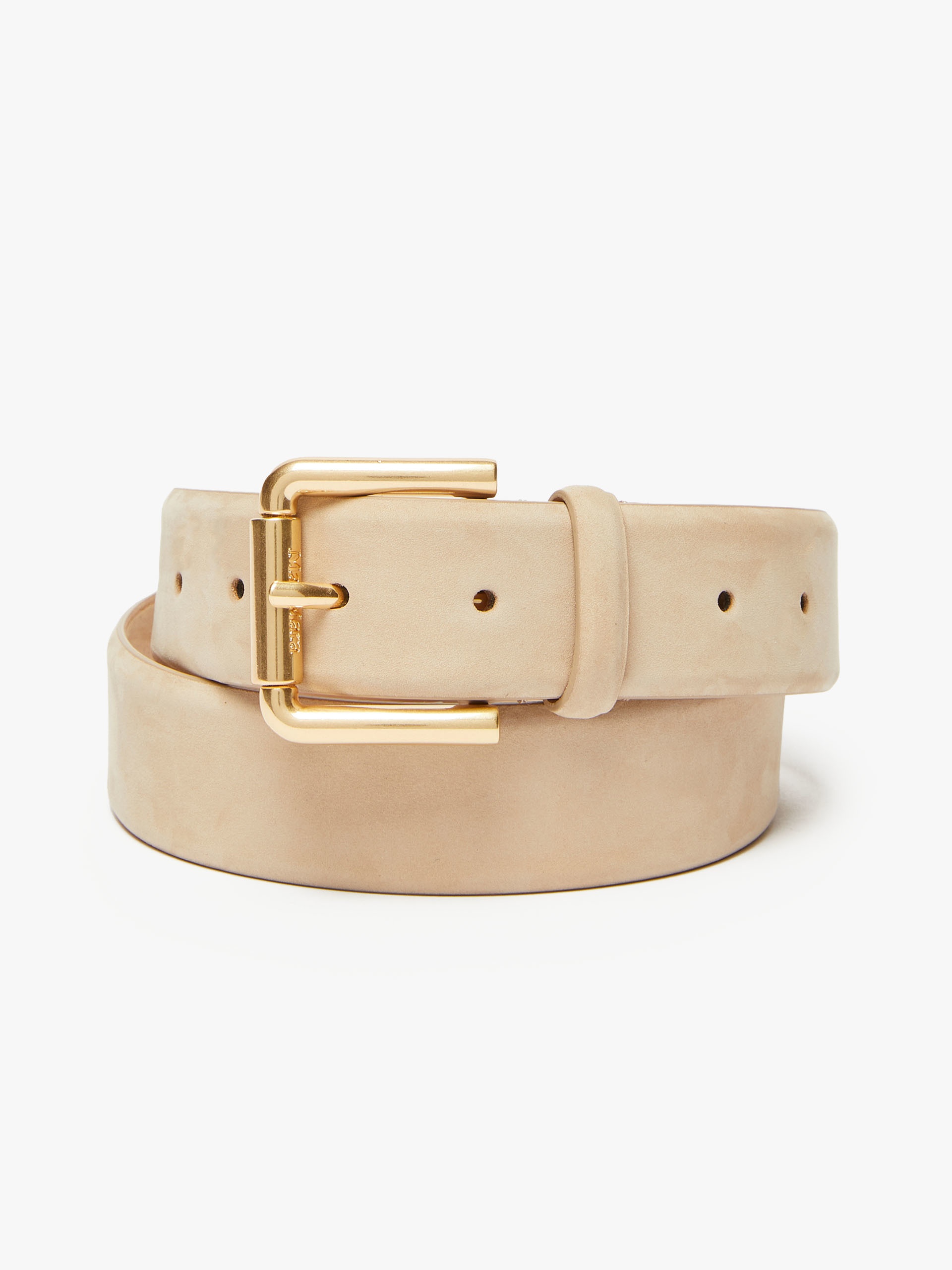 NROLLERBUCKLE35 Nubuck belt - 1