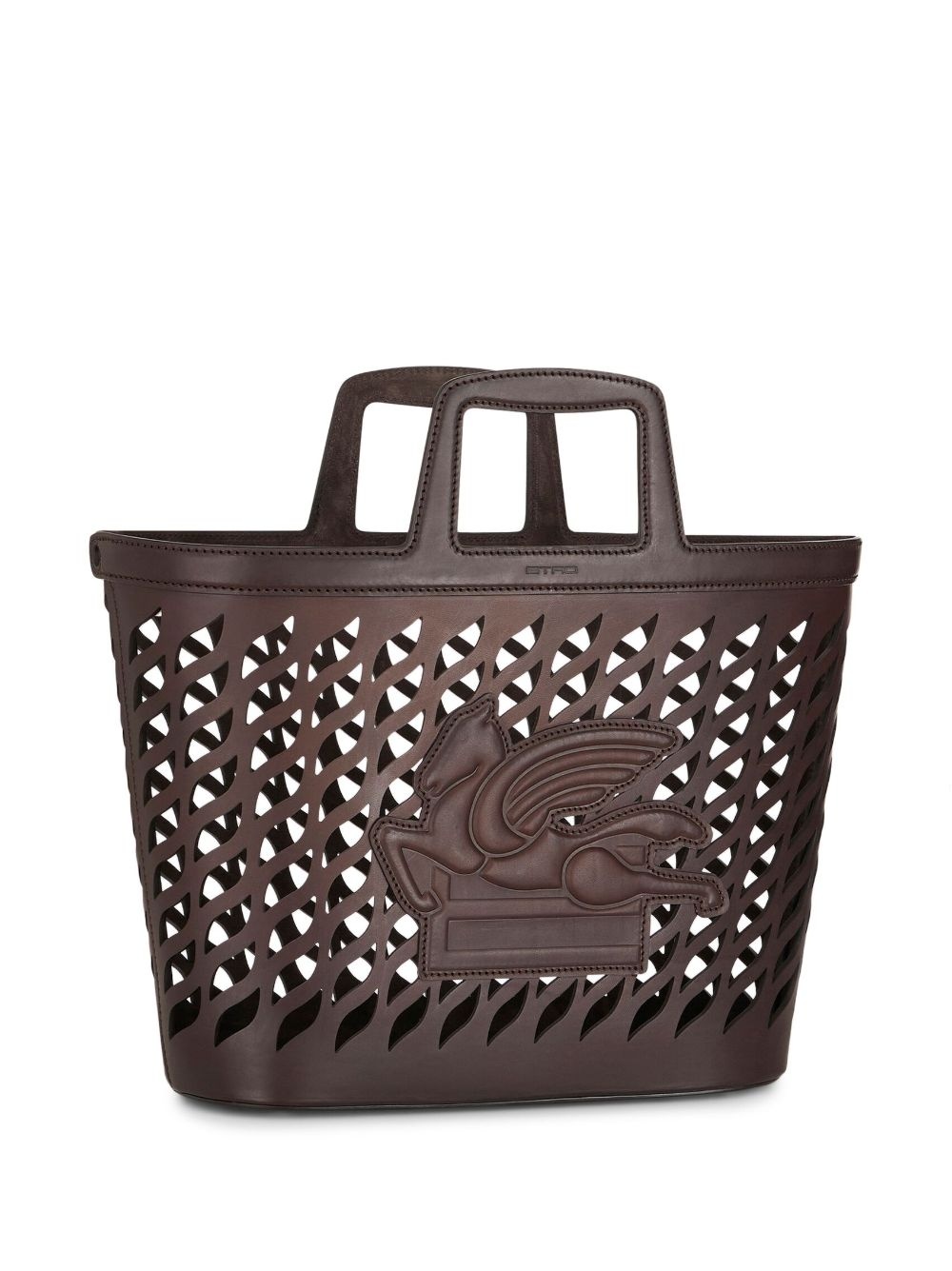 Pegaso-motif laser-cut tote - 4