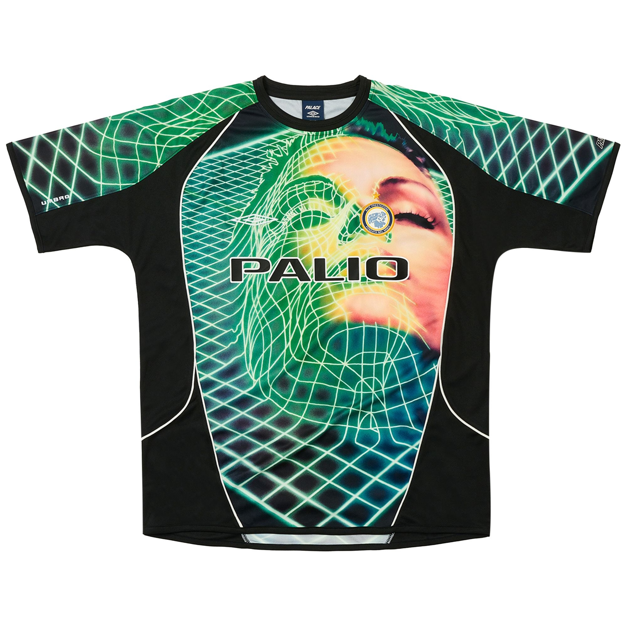 Palace x Umbro 3rd Goalie Shirt 'Black Neon' - 1