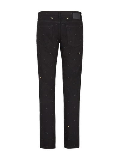 FENDI Angry Eyes skinny jeans outlook