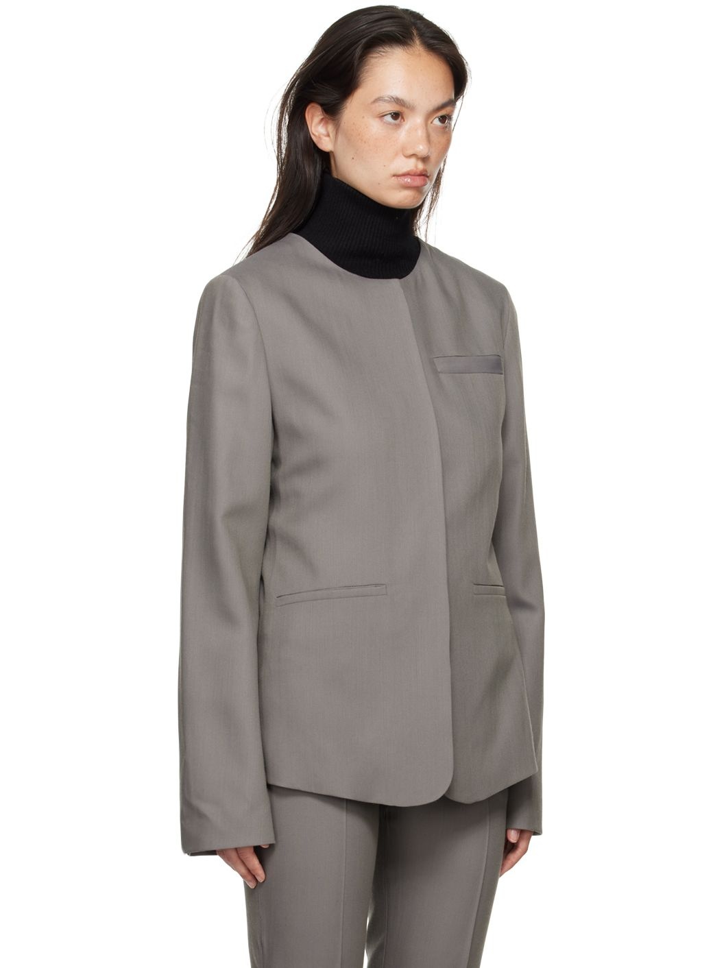 Gray Lavena Blazer - 2