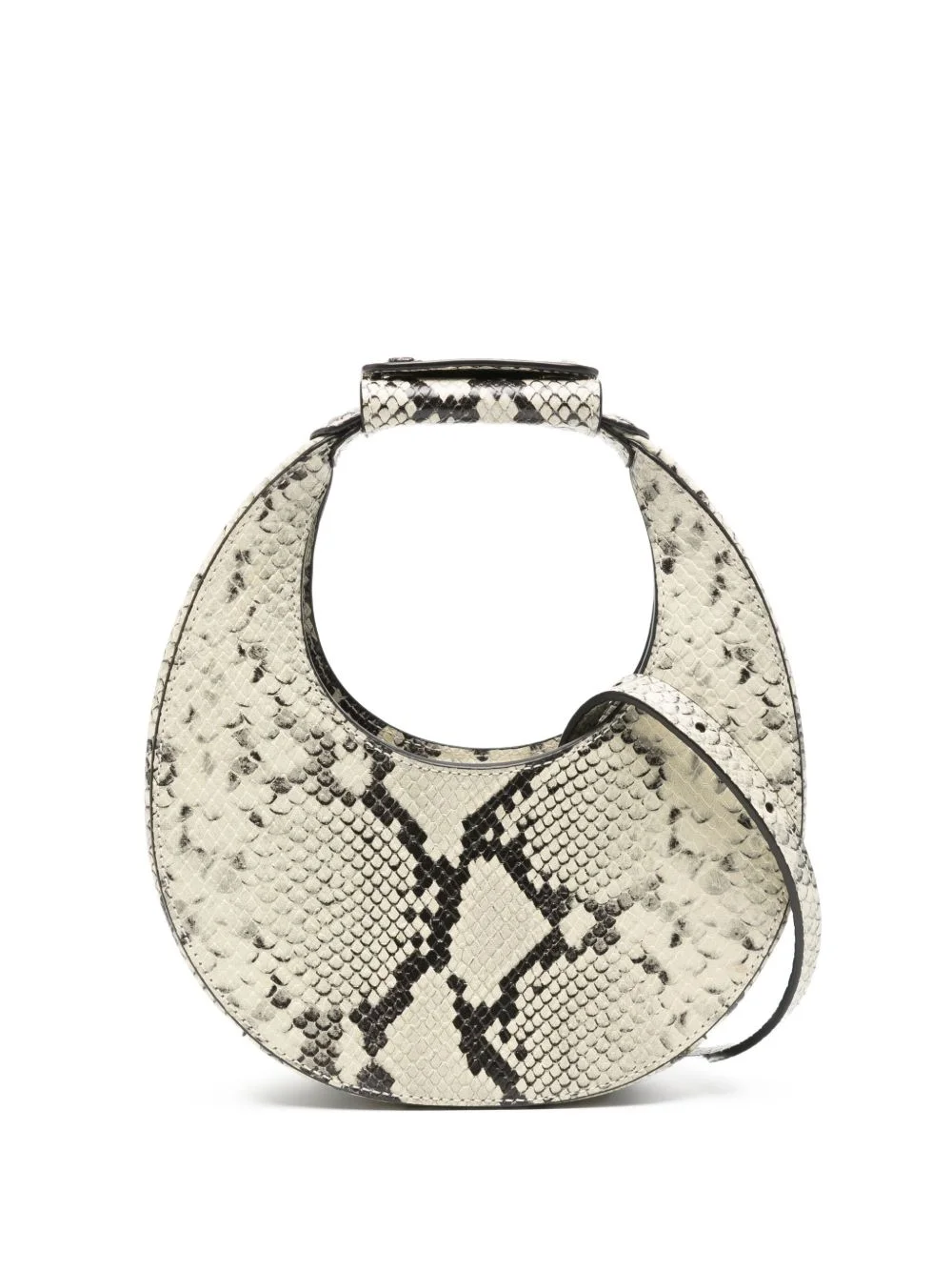 Goodnight Moon snakeskin top-handle tote bag - 1