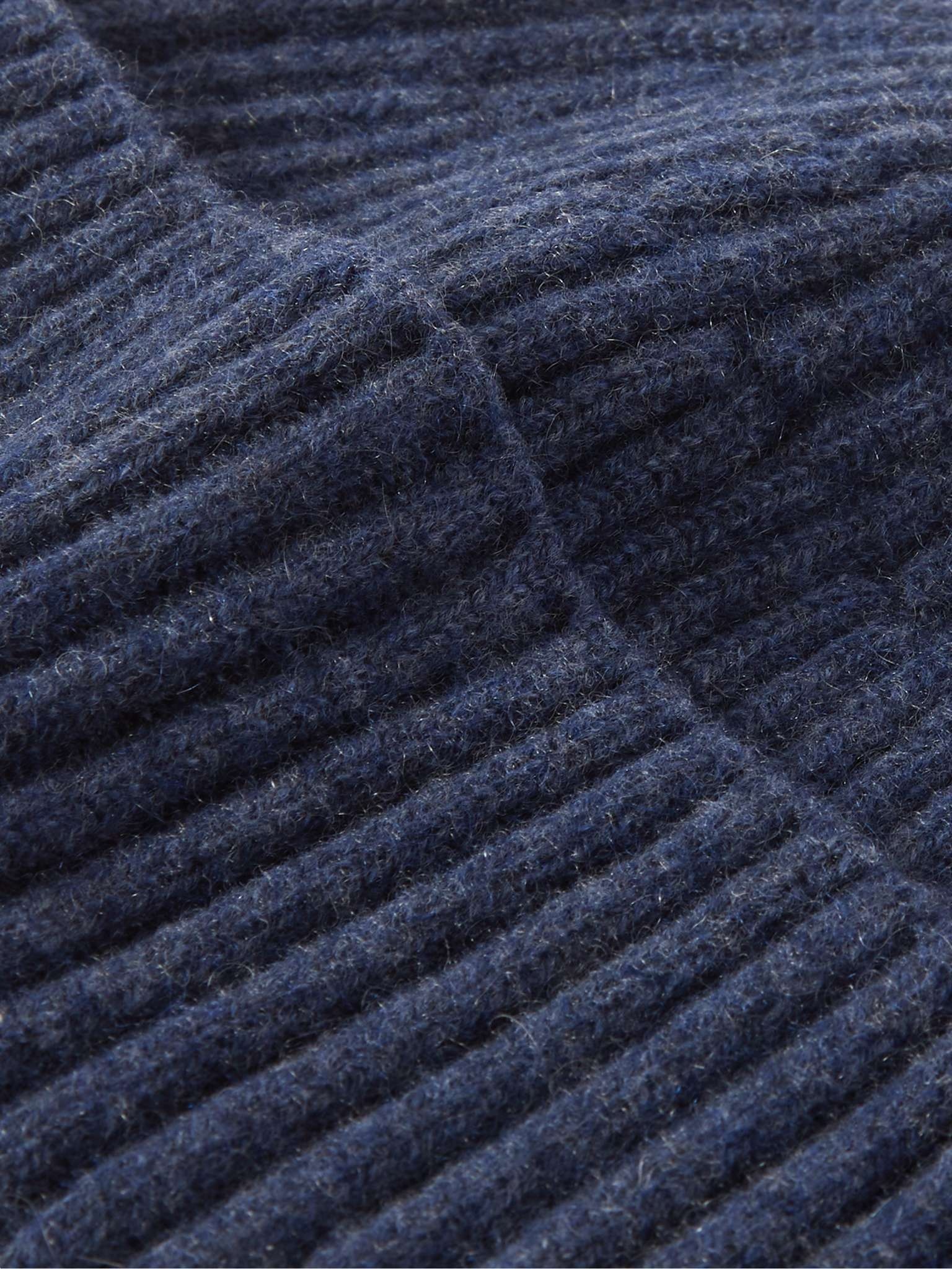 Ribbed Cashmere Beanie - 3