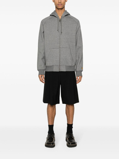 Carhartt zipped cotton-blend hoodie outlook