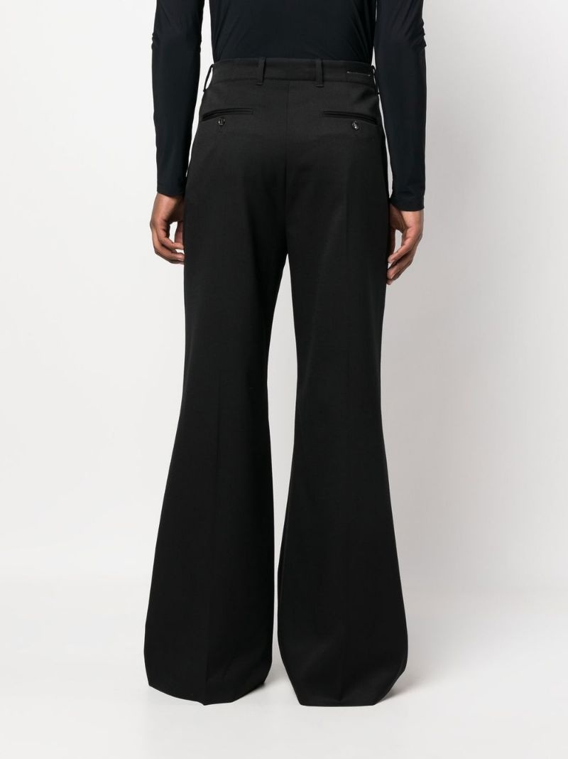 flared tailored trousers - 4