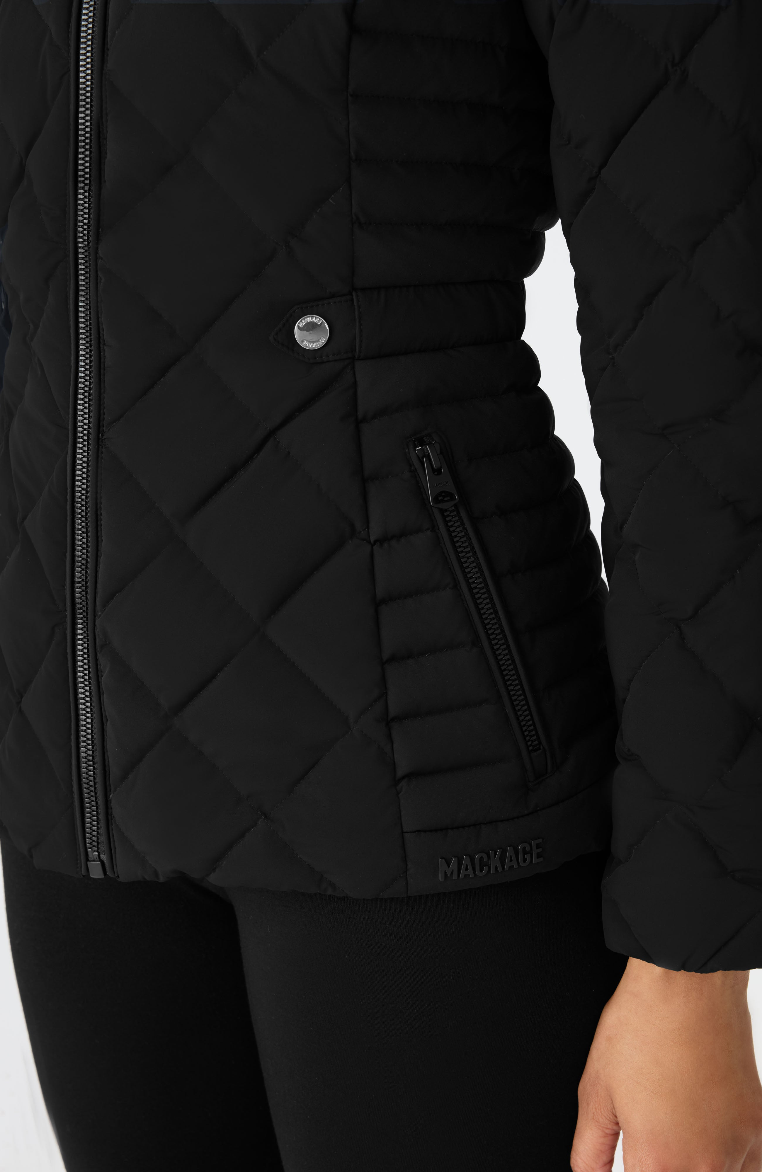 VIK Diamond Quilted Down Jacket - 7