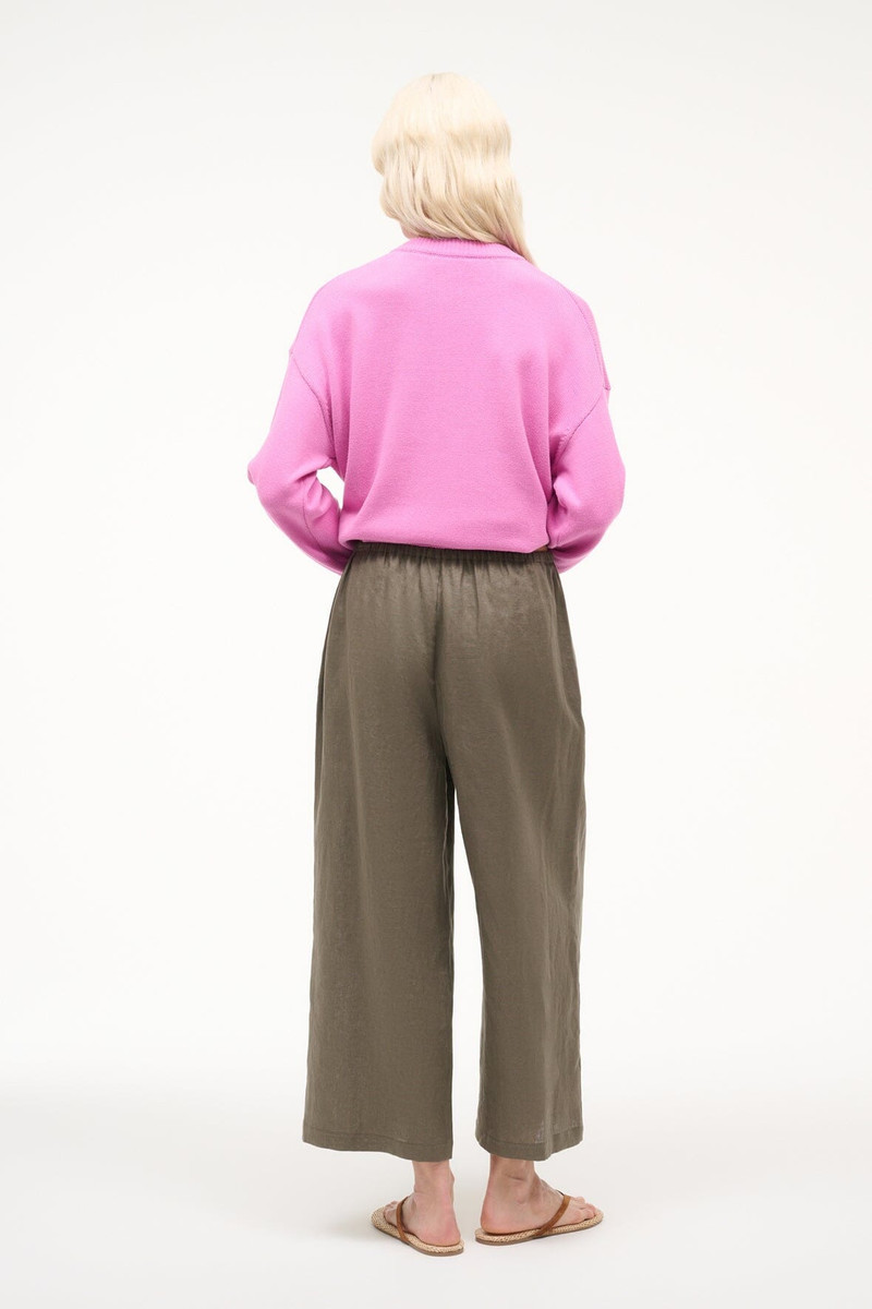 STAUD MATEO LINEN PANT THYME 5