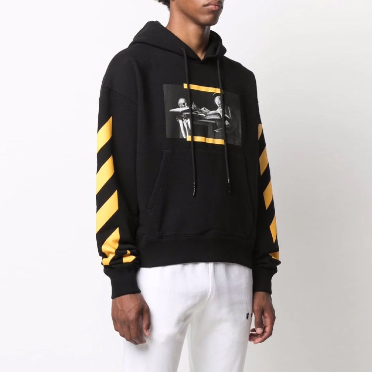 Off-White FW21 Painting Printing Unisex Black OMBB037F21FLE0111084 - 3