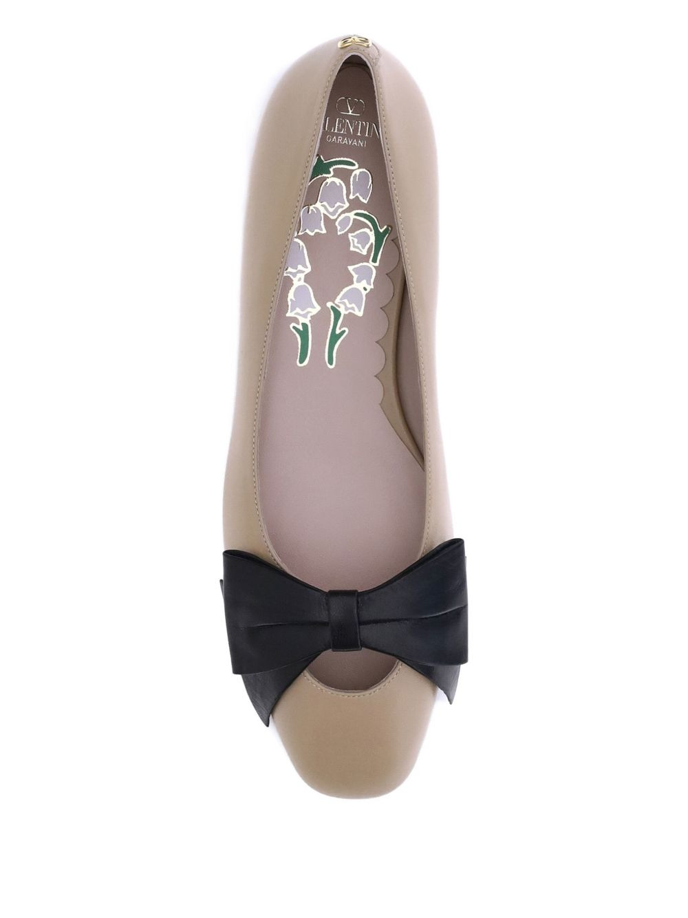 bow-embellished ballet flats - 4