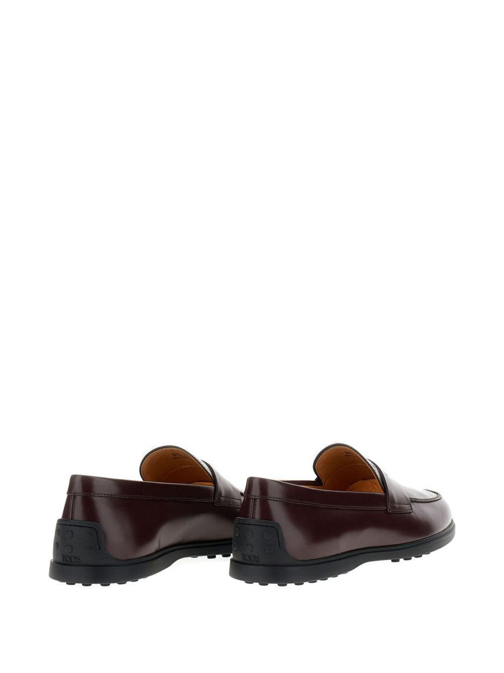 monogram-embossed loafers - 5