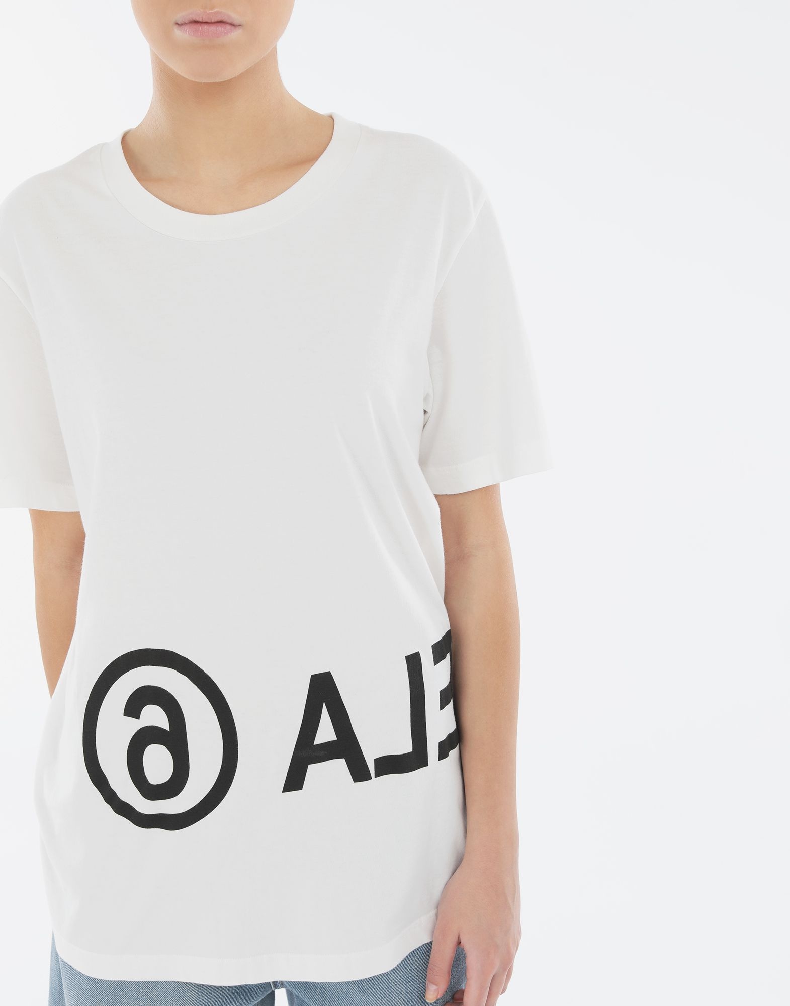 Reversed logo T-shirt - 5