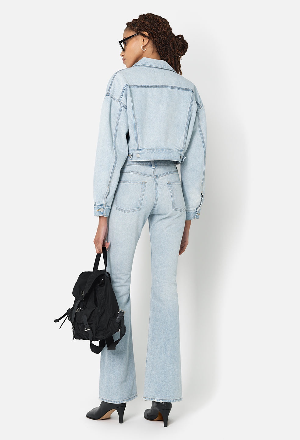 HICKORY CROPPED DENIM JACKET - 3