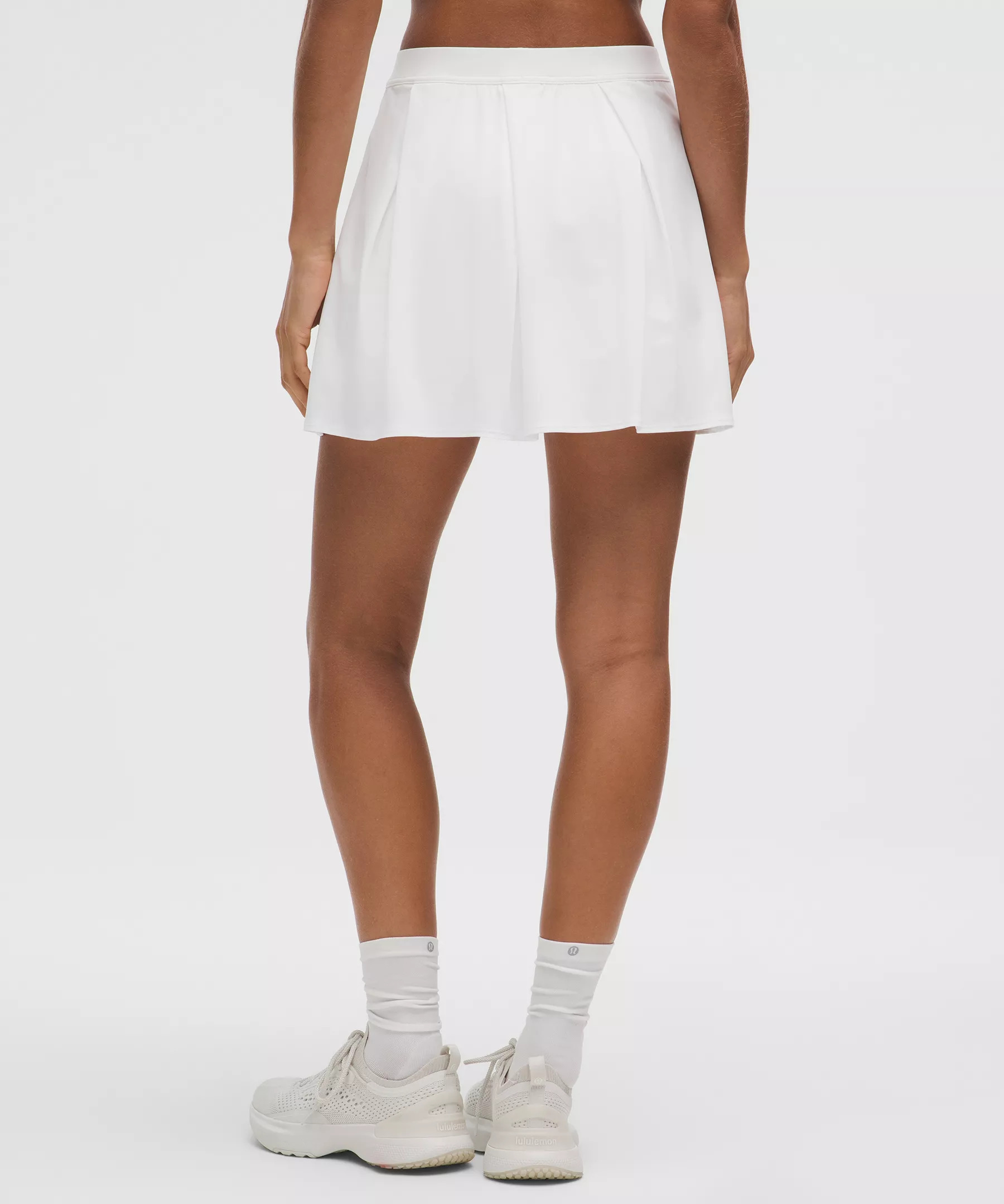 Angled-Pleat High-Rise Tennis Skirt - 3