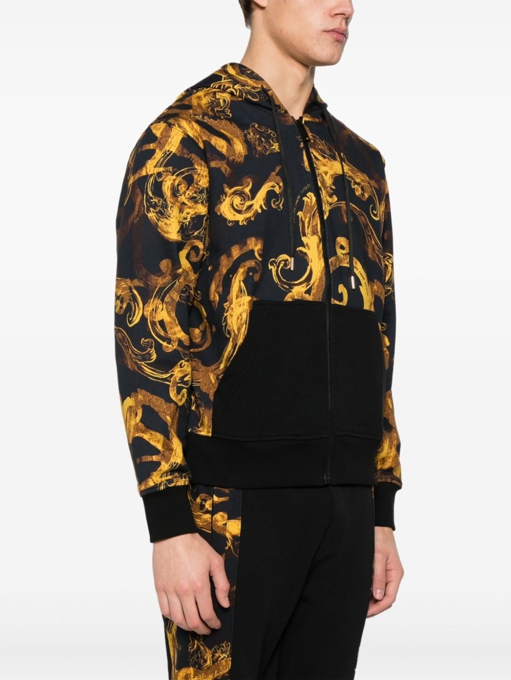 Watercolour Couture hooded jacket - 3