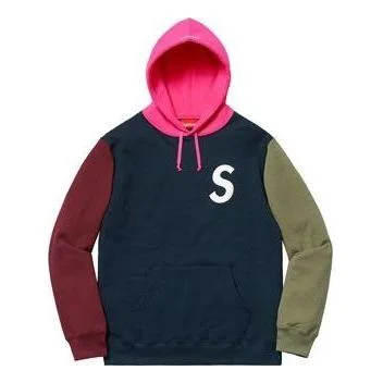 Supreme S Logo Colorblocked Hooded Sweatshirt 'Multi-Color' SUP-SS19-310 - 1