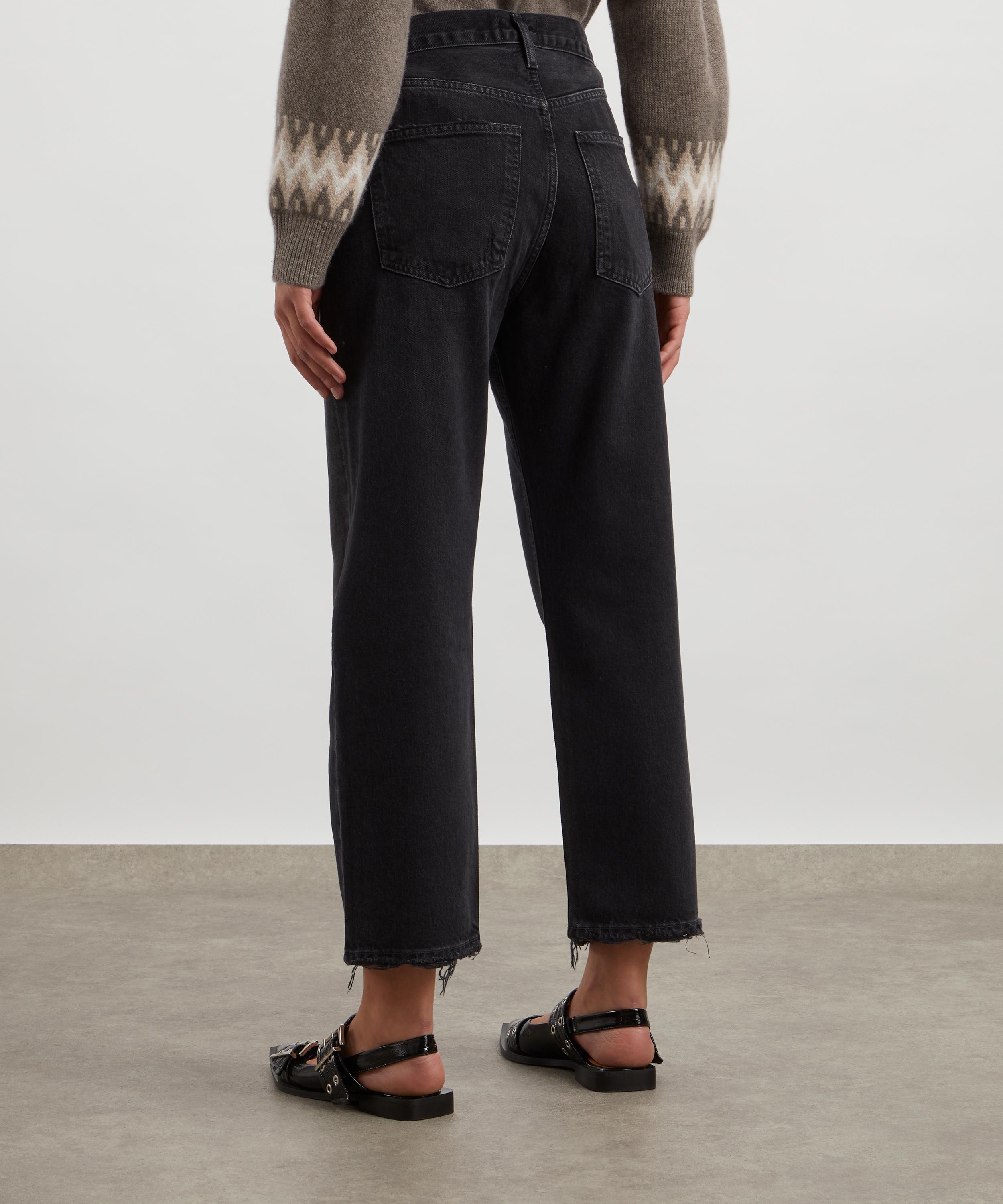 90s Crop Mid-Rise Straight Jeans - 4