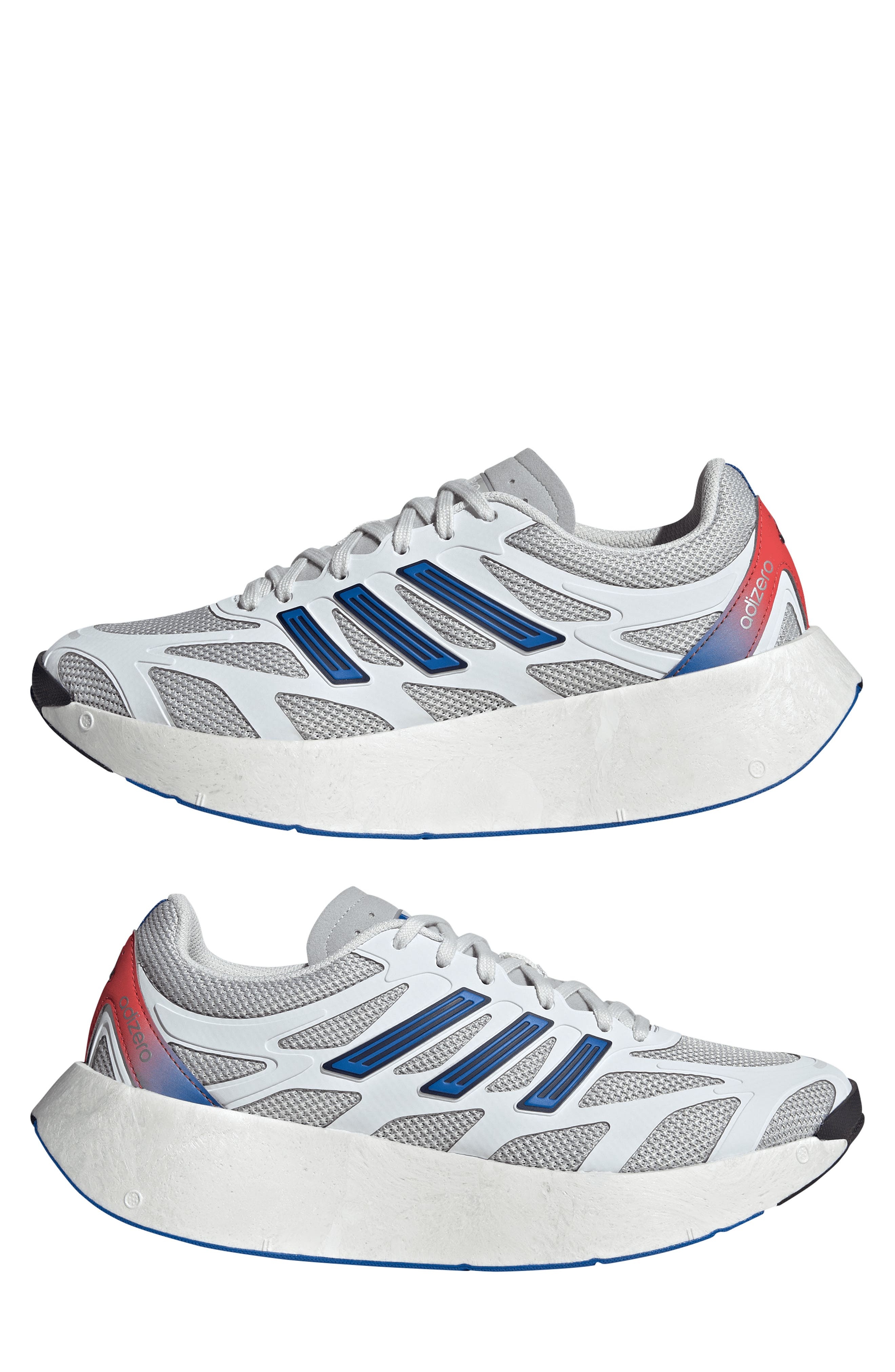 adidas Gender Inclusive Adizero Aruku Sneaker in Crystal White/Grey/Blue at Nordstrom - 7