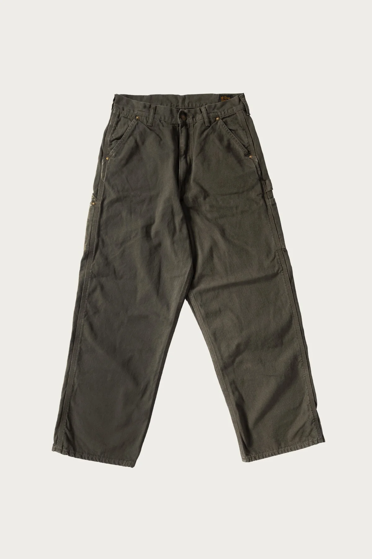 Dad's Fit Oxford Painter Pants - Army Green - 1
