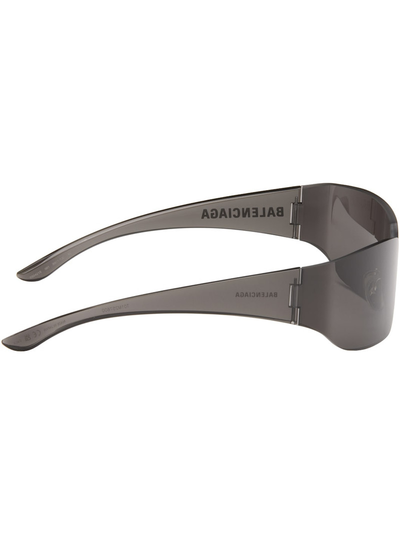 BALENCIAGA Black Extreme Mono Sunglasses outlook