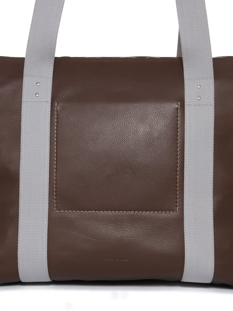 Trolley Leather Tote Bag 5