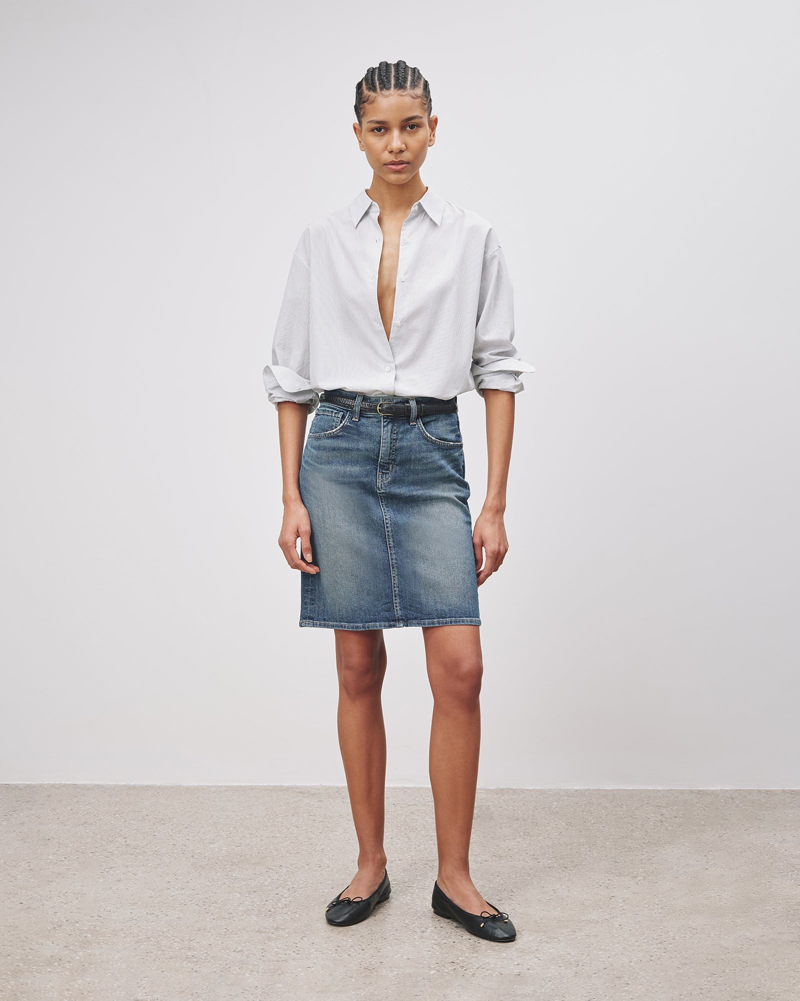 MICAH DENIM SKIRT - 6