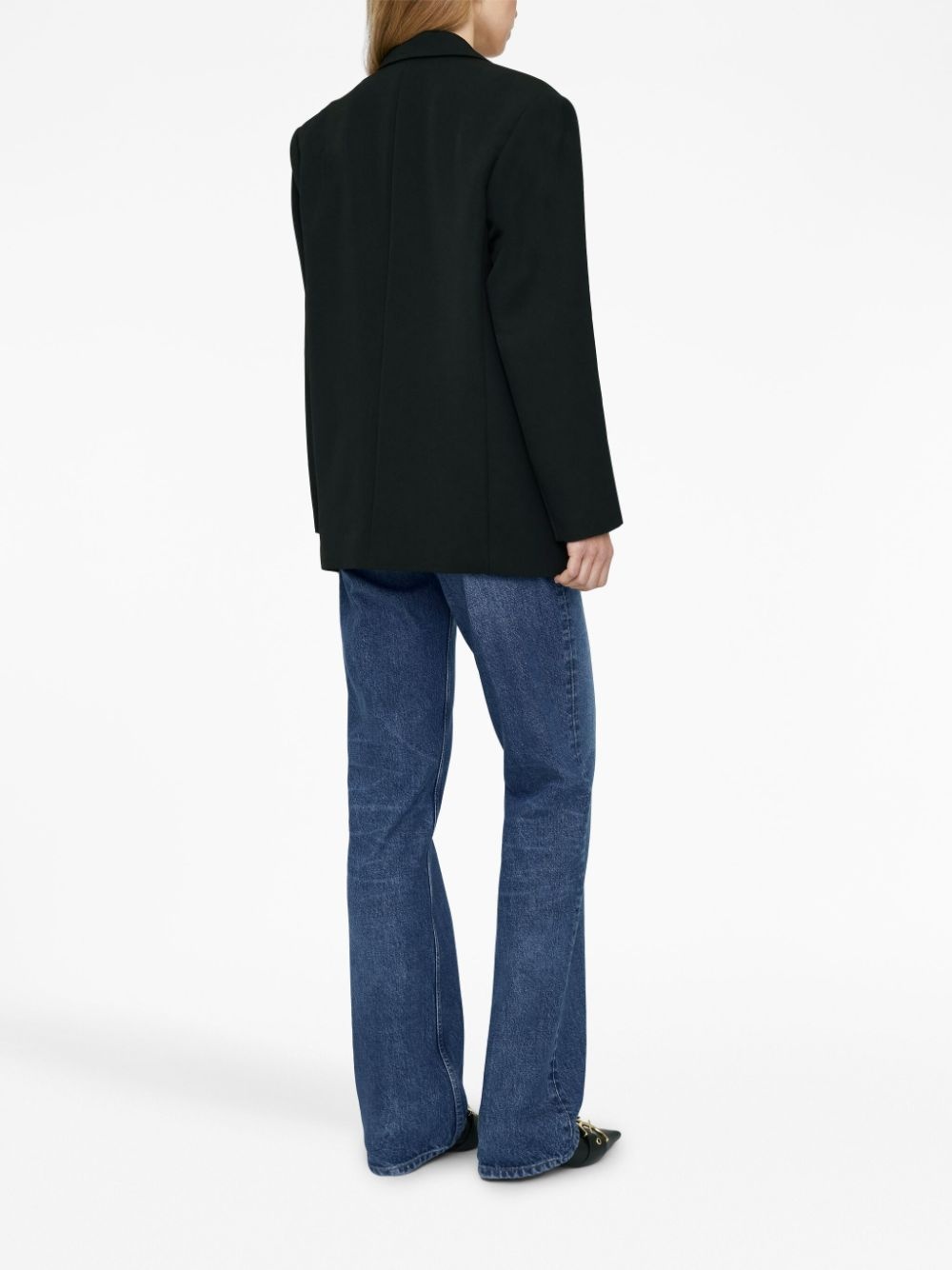 Quinn single-breasted wool blazer - 3