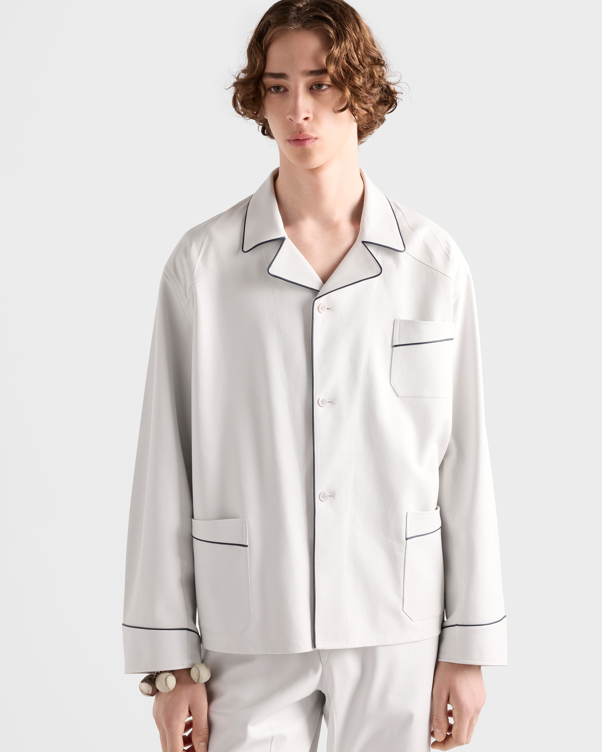 Nappa leather shirt - 4