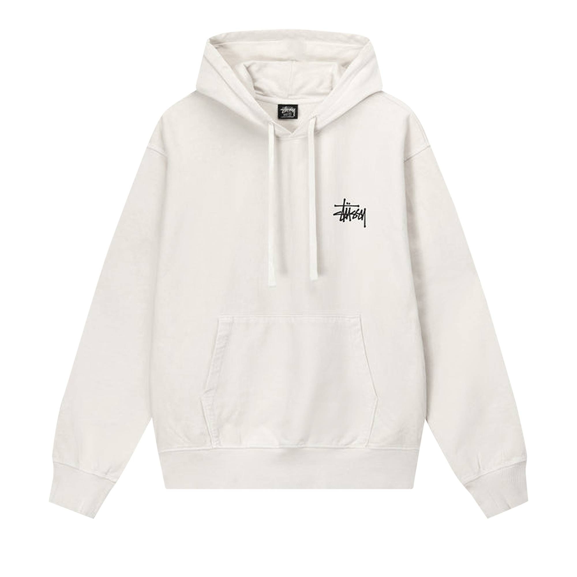 Stussy Basic Pigment Dyed Hoodie 'Natural' - 1