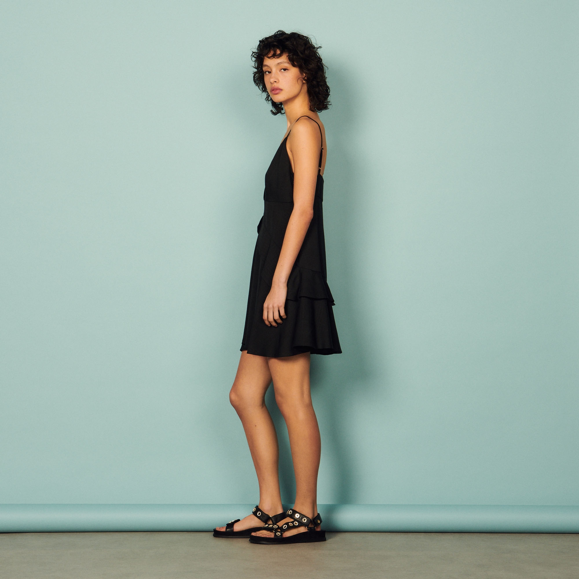 Dress with thin straps - 4