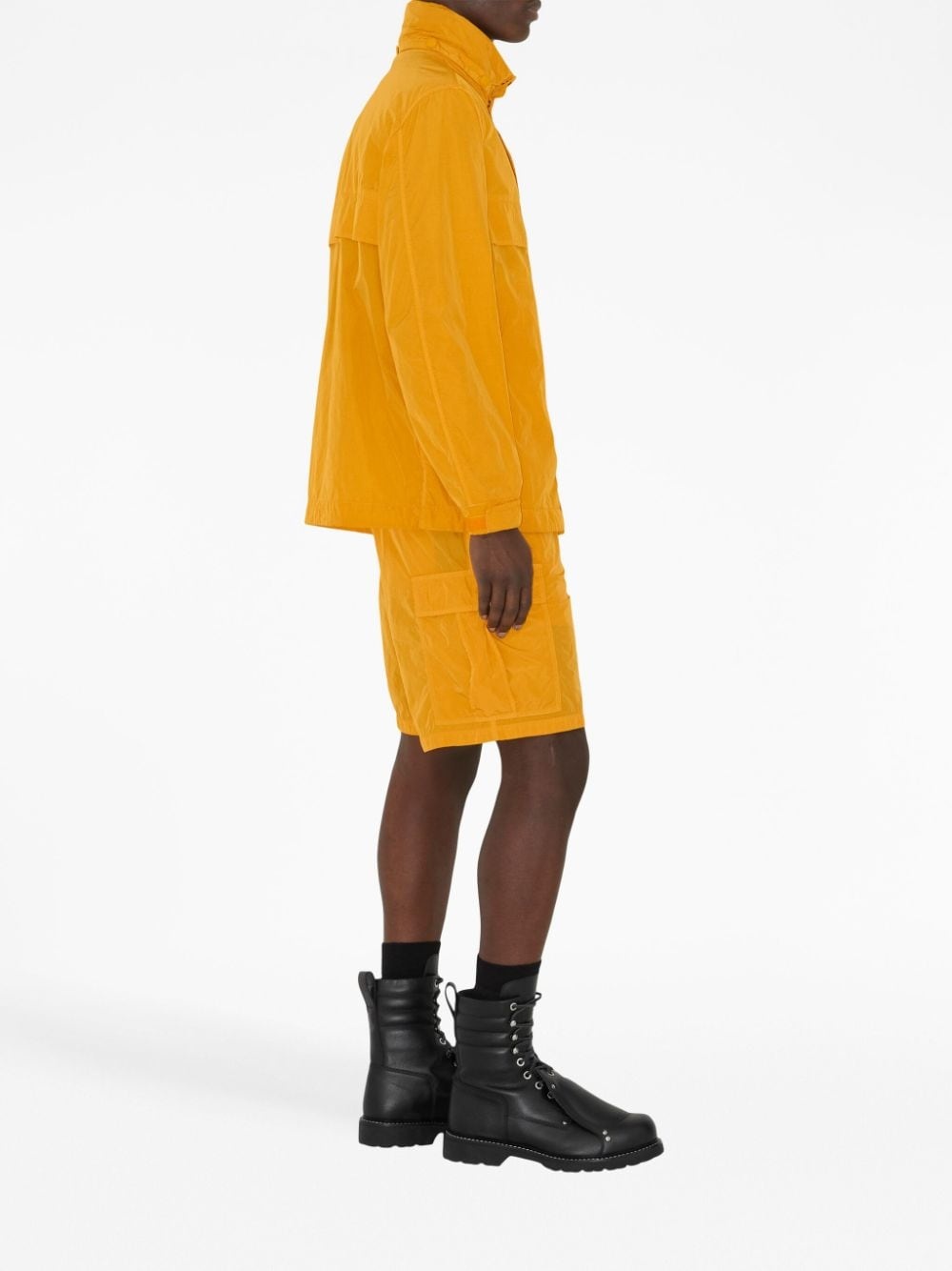 elasticated-waist cargo shorts - 3