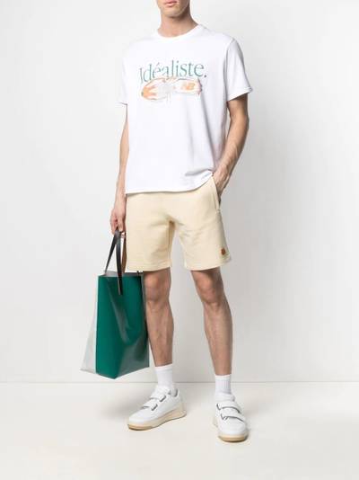 KENZO embroidered-logo track shorts outlook