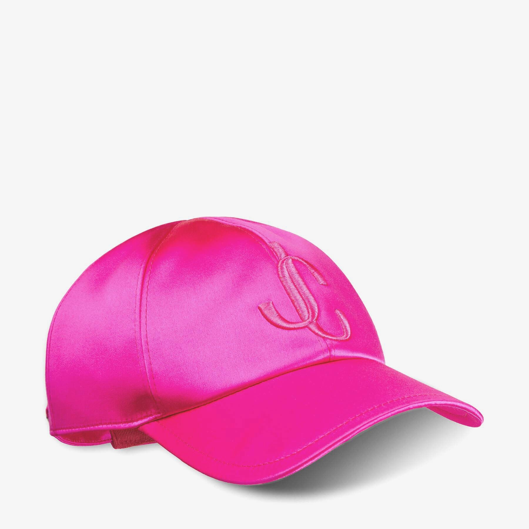 Jalon
Fuchsia Satin Baseball Cap with JC Monogram - 2