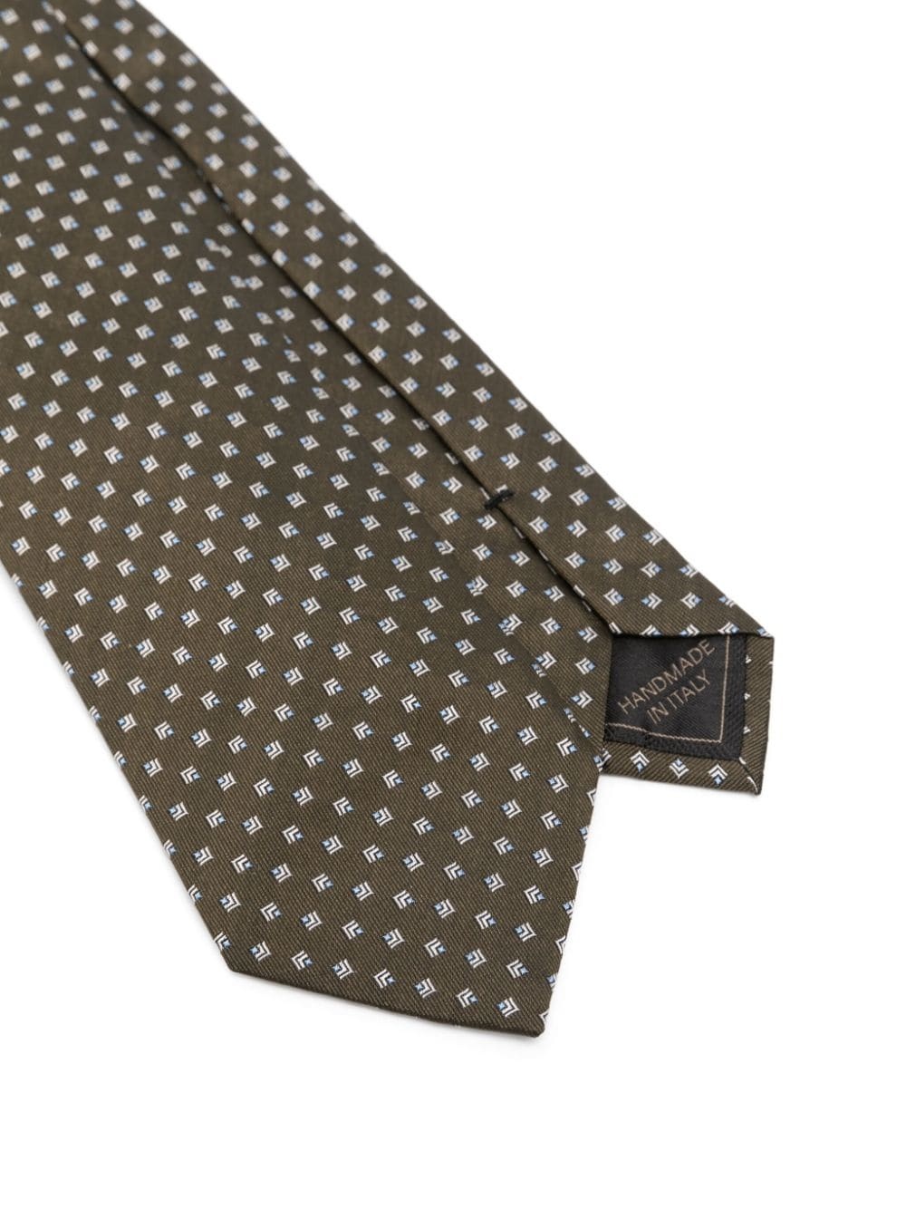 geometric-jacquard tie - 2