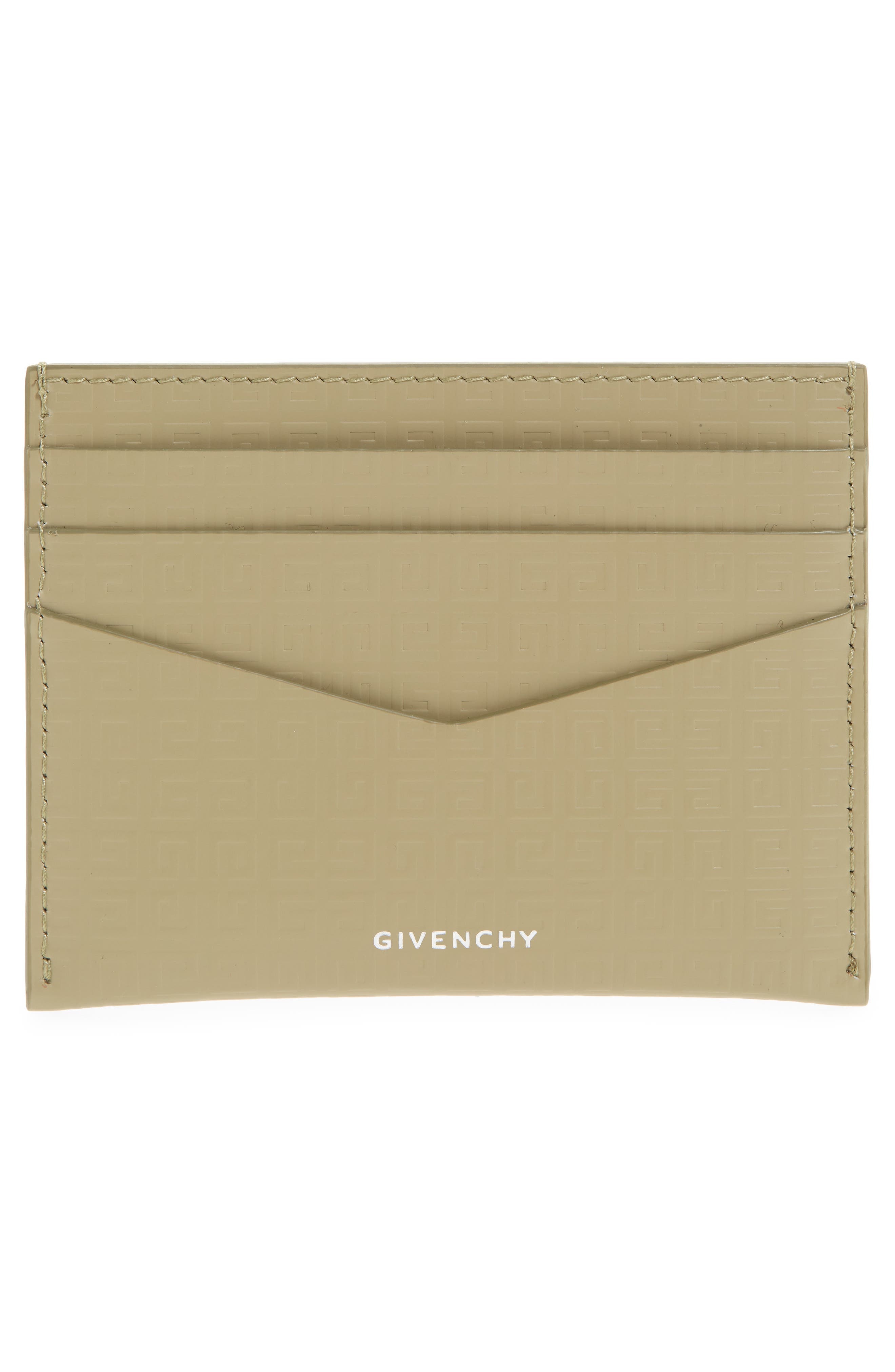 4G-Motif Leather Card Case - 2